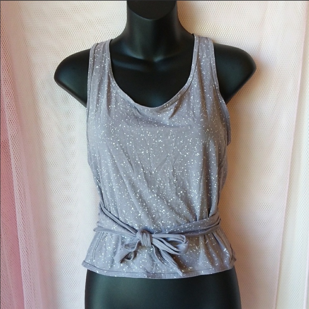 Lululemon paint splatter tie tank